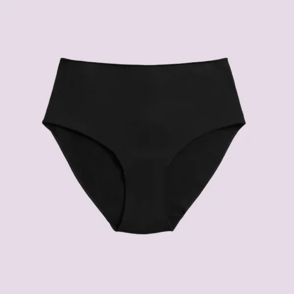 Ysabel Mora Basic γυναικείο κλασικό Σλιπ Βαμβακερό Maxi ψηλόμεσο μαύρο Black 19642