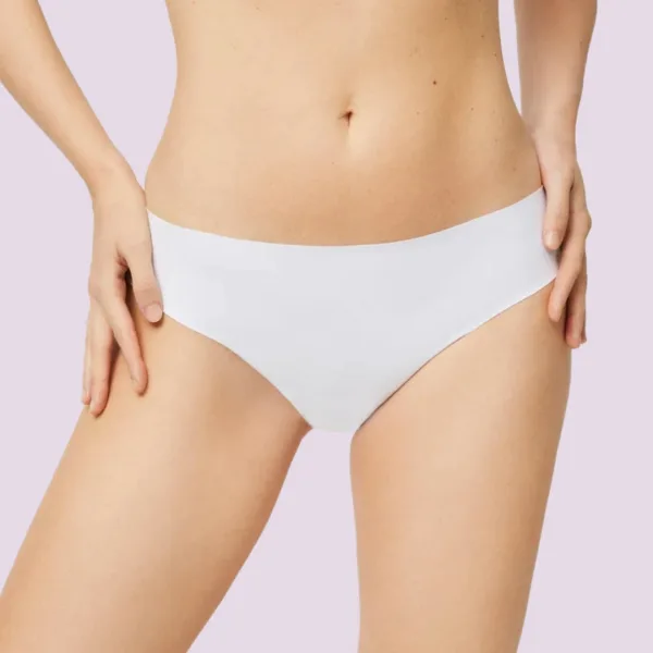 Ysabel Mora Basic Laser Cut Cotton Σλιπ Βαμβακερό Λευκό White 19661