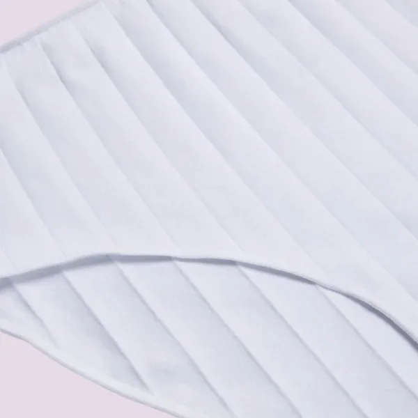 Ysabel Mora Basic γυναικείο κλασικό Σλιπ Βαμβακερό Maxi ψηλόμεσο Λευκό white 19652