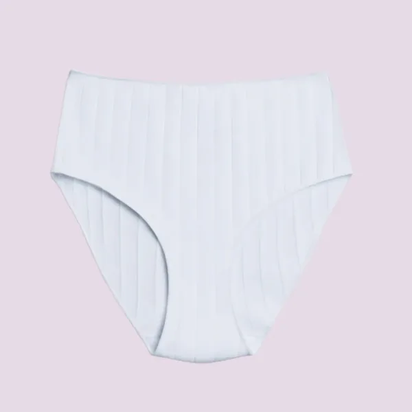 Ysabel Mora Basic γυναικείο κλασικό Σλιπ Βαμβακερό Maxi ψηλόμεσο Λευκό white 19652