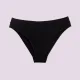 Dreams Γυναικείο μαύρο εσώρουχο κανονικό Ψηλόμεσο με μπάσκα για κάλυψη κοιλιάς Micro Modal 689  black