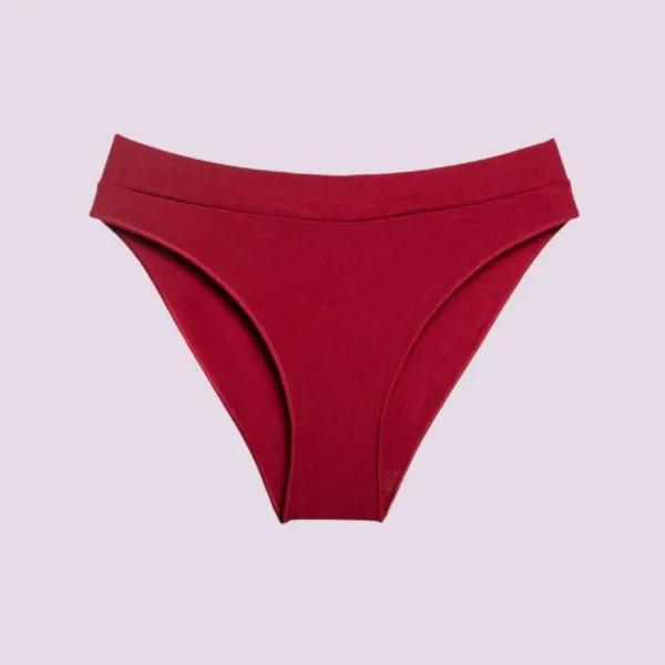 Dreams Γυναικείο μπορντώ εσώρουχο κανονικό Ψηλόμεσο με μπάσκα για κάλυψη κοιλιάς Micro Modal 689  bordeaux