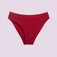 Dreams Γυναικείο μπορντώ εσώρουχο κανονικό Ψηλόμεσο με μπάσκα για κάλυψη κοιλιάς Micro Modal 689  bordeaux