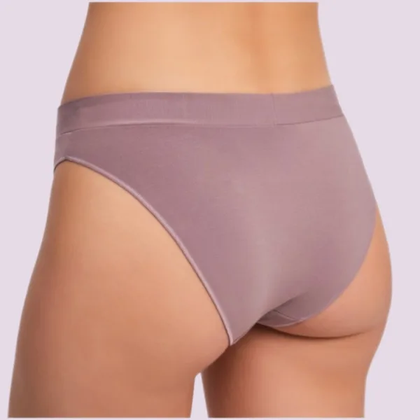 Dreams Γυναικείο μαύρο εσώρουχο κανονικό Ψηλόμεσο με μπάσκα για κάλυψη κοιλιάς Micro Modal 689  black