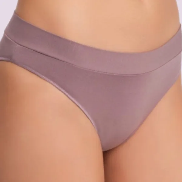 Dreams Γυναικείο μαύρο εσώρουχο κανονικό Ψηλόμεσο με μπάσκα για κάλυψη κοιλιάς Micro Modal 689  black