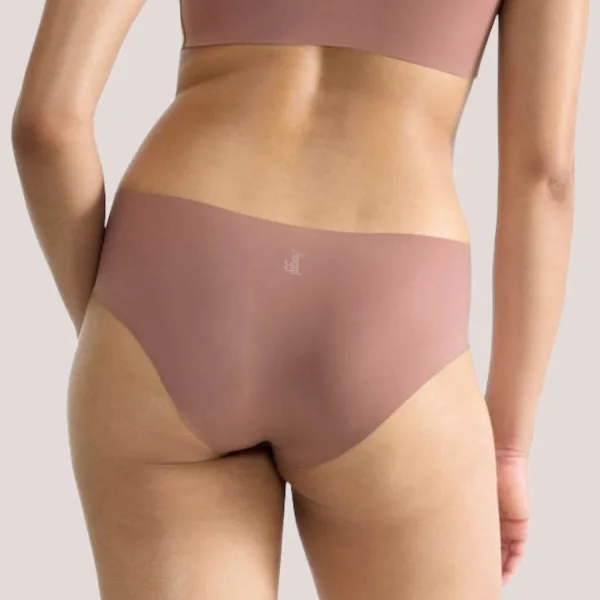  Sloggi ZERO Feel 2.0 Hipster γυναικείο invisible εσώρουχο ψηλόμεσο χίπστερ Marron σάπιο μήλο 10217844.1141/H2