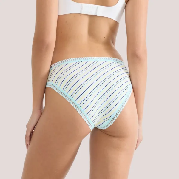 Sloggi Γυναικεία Βαμβακερά εσώρουχα Σλιπ tai 3τεμ Οικονομική Συσκευασία Go Crush High Leg 10219672.M007/B5