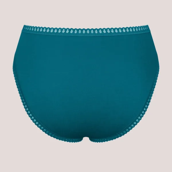 Sloggi Γυναικεία Βαμβακερά εσώρουχα Σλιπ tai 3τεμ Οικονομική Συσκευασία Go Crush High Leg 10219672.V022/V4