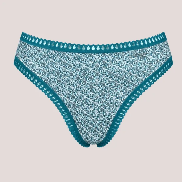 Sloggi Γυναικεία Βαμβακερά εσώρουχα Σλιπ tai 3τεμ Οικονομική Συσκευασία Go Crush High Leg 10219672.V022/V4