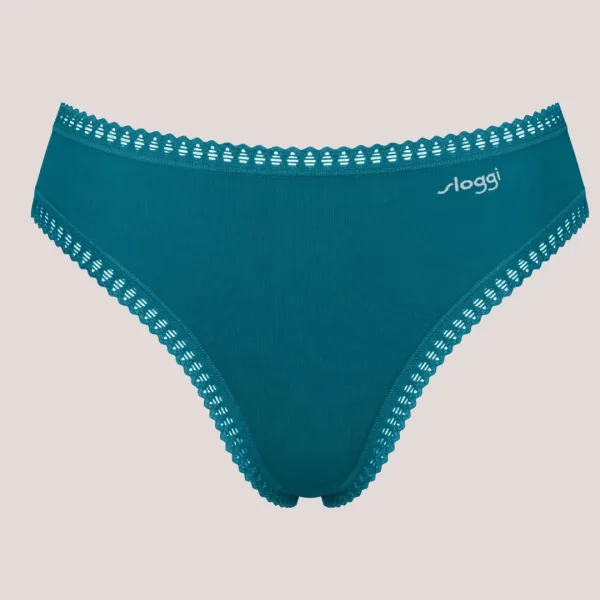 Sloggi Γυναικεία Βαμβακερά εσώρουχα Σλιπ tai 3τεμ Οικονομική Συσκευασία Go Crush High Leg 10219672.V022/V4