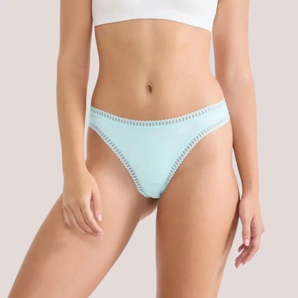 Sloggi Γυναικεία Βαμβακερά εσώρουχα Σλιπ String 3τεμ Οικονομική Συσκευασία Go Crush 10219704.M007/B5