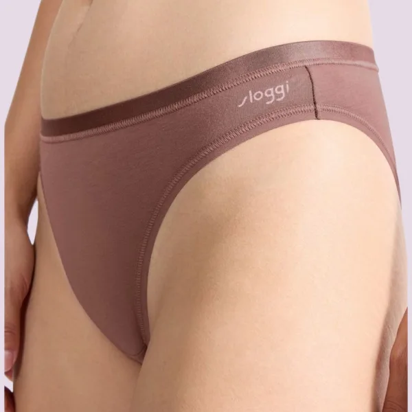 Sloggi Go Daily γυναικείο Cotton mini Σλιπ 3 Τεμάχια Marron Σκούρο Μπεζ 10222320 1141 Sloggi Go Daily γυναικείο Cotton mini Σλιπ 3 Τεμάχια Marron Σκούρο Μπεζ 10222320 1141