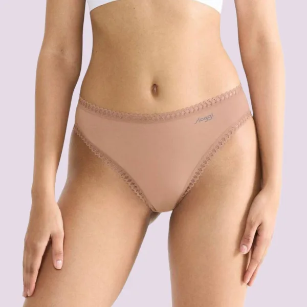 Sloggi Γυναικεία Βαμβακερά εσώρουχα Σλιπ tai 3τεμ Οικονομική Συσκευασία Go Crush High Leg 10219672 00ME Sloggi Γυναικεία Βαμβακερά εσώρουχα Σλιπ tai 3τεμ Οικονομική Συσκευασία Go Crush High Leg 10219672 00ME