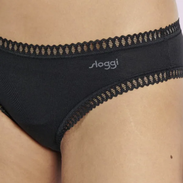 Sloggi Γυναικεία Βαμβακερά εσώρουχα Σλιπ Mini 3τεμ Οικονομική Συσκευασία Go Crush 10219685 M008