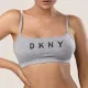 DKNY Γυναικείο εφηβικό αθλητικό κ βαμβακερό Μπουστάκι Γκρι DK4507 DKNY Γυναικείο εφηβικό αθλητικό κ βαμβακερό Μπουστάκι Γκρι DK4507