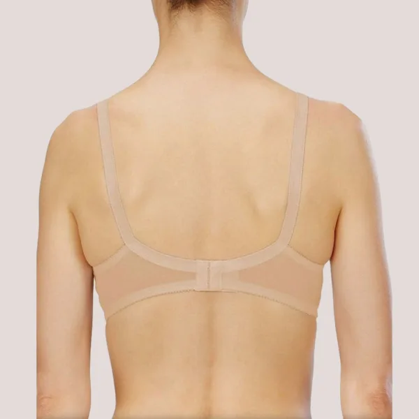 Naturana Σετ 2 τεμ Γυναικεία βαμβακερά Μπεζ Beige Σουτιέν θηλασμού  με κλιπ για εύκολο ανοιγμα & χωρίς ενίσχυση & μπανέλα 5089