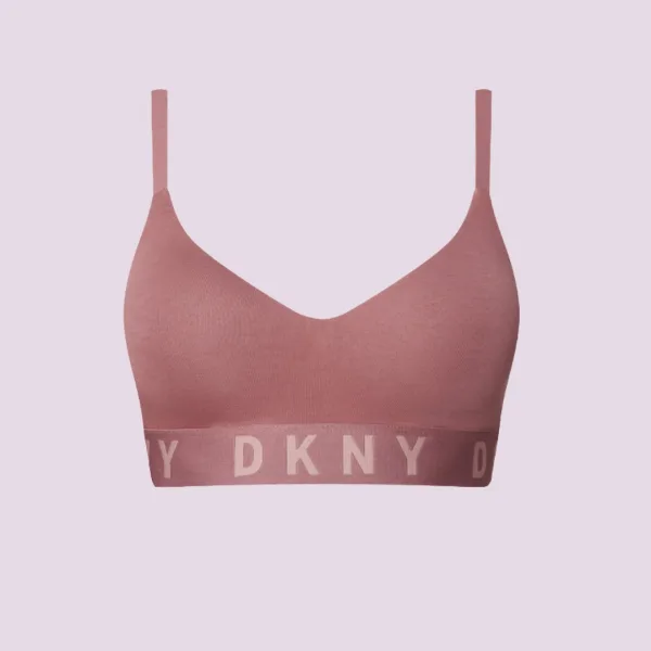 DKNY Wirefree Push Up Bra Αθλητικό Σουτιέν Χωρίς Μπανέλα με Ενίσχυση Rosewood DK4518/I638Y