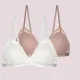 Dorina Γυναικεία Σουτιέν Bralette Λευκό & Σομόν 1+1 Δώρο χωρίς μπανέλα Collection Lamina FXBR0048LA077-2X0465 Dorina Γυναικεία Σουτιέν Bralette Λευκό & Σομόν 1+1 Δώρο χωρίς μπανέλα Collection Lamina FXBR0048LA077-2X0465