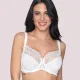 Luna Melody Γυναικείο Σουτιέν Λευκό White για Mεγάλο Στήθος με Μπανέλα Χωρίς Ενίσχυση με Δαντέλα Συλλογή 14244 Full Cover Νυφική συλλογή Luna Melody Γυναικείο Σουτιέν Λευκό White για Mεγάλο Στήθος με Μπανέλα Χωρίς Ενίσχυση με Δαντέλα Συλλογή 14244 Full Cover Νυφική συλλογή