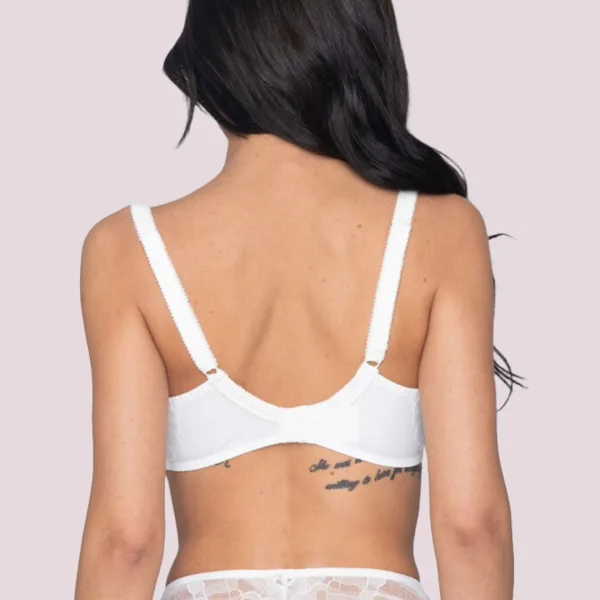 Luna Melody Γυναικείο Σουτιέν Λευκό White για Mεγάλο Στήθος με Μπανέλα Χωρίς Ενίσχυση με Δαντέλα Συλλογή 14244 Full Cover Νυφική συλλογή Luna Melody Γυναικείο Σουτιέν Λευκό White για Mεγάλο Στήθος με Μπανέλα Χωρίς Ενίσχυση με Δαντέλα Συλλογή 14244 Full Cover Νυφική συλλογή