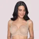 Luna Melody Γυναικείο Σουτιέν Μπεζ Beige για Mεγάλο Στήθος με Μπανέλα Χωρίς Ενίσχυση με Δαντέλα  Συλλογή 14244 Full Cover