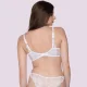 Luna Γυναικείo Σουτιέν Push Upv με δαντέλα Λεύκο  15241 Collection Daisy 