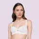 Luna Venus Γυναικείο Λευκό Σουτιέν balconette με δαντέλα χωρίς ενίσχυση & για μεγάλο στήθος C & D Cup 15500