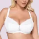 Luna Venus Γυναικείο Λευκό Σουτιέν balconette με δαντέλα για μεγάλο στήθος E F G Cup 15502 