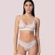 Milena by Paris Γυναικείο Μπουστάκι Λευκό Bralette από Δαντέλα με Κούμπωμα 010179 Milena by Paris Γυναικείο Μπουστάκι Λευκό Bralette από Δαντέλα με Κούμπωμα 010179
