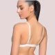 Milena by Paris Γυναικείο Λευκό Bralette με Χρυσή Δαντέλα 010186 Νυφική συλλογή