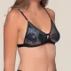 Milena by Paris Γυναικείο sexy Bralette Lace Σουτιέν με γυαλιστερό τύπωμα 010188 Milena by Paris Γυναικείο sexy Bralette Lace Σουτιέν με γυαλιστερό τύπωμα 010188