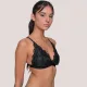 Milena by Paris Bralette Lace Σουτιέν με φανταστική δαντέλα Μαύρο Black 010195