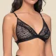 Milena by Paris Γυναικείο sexy Μαύρο Bralette Lace Σουτιέν με δαντέλα 010180 Black Milena by Paris Γυναικείο sexy Μαύρο Bralette Lace Σουτιέν με δαντέλα 010180 Black