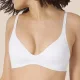 Sloggi Σουτιέν Χωρίς Μπανέλα Χωρίς Ραφές Λευκό Body Adapt T-Shirt 10207489-0003