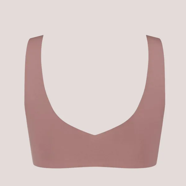  Sloggi ZERO Feel 2.0 Bralette Γυναικείο εφηβικό Μπουστάκι Marron Σκούρο ρόζ 10217728.1141/Η2