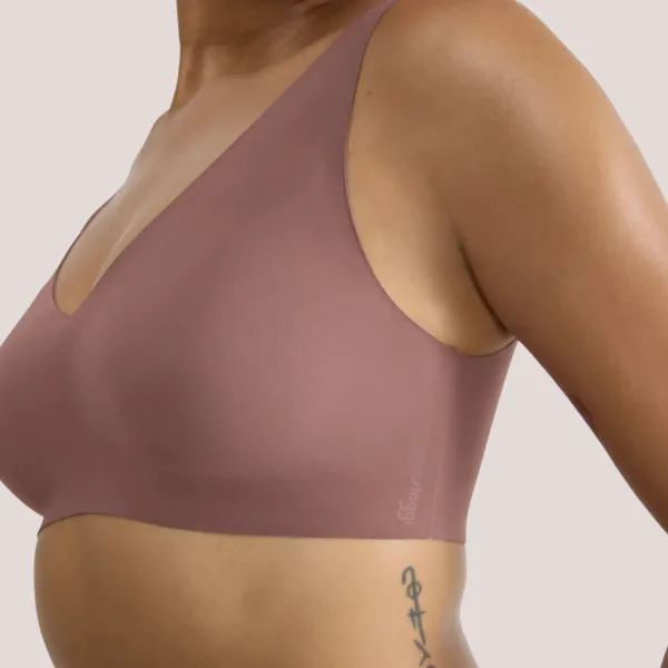  Sloggi ZERO Feel 2.0 Bralette Γυναικείο εφηβικό Μπουστάκι Marron Σκούρο ρόζ 10217728.1141/Η2