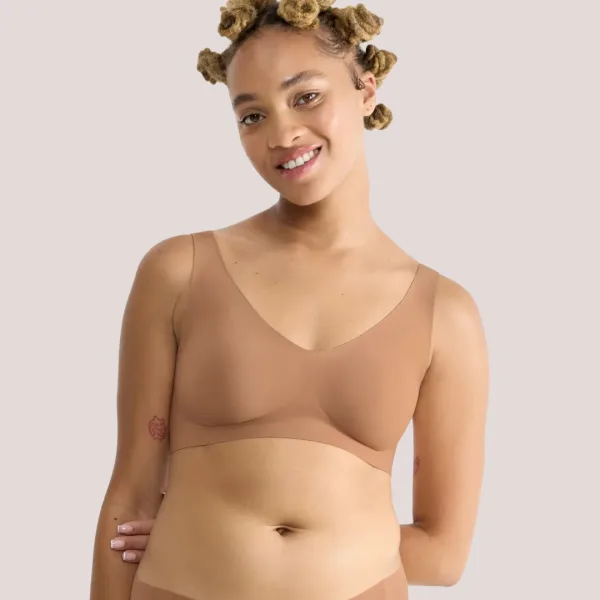  Sloggi ZERO Feel 2.0 Bralette Γυναικείο εφηβικό Μπουστάκι Μπέζ Beige 10217728.OOCM/CM