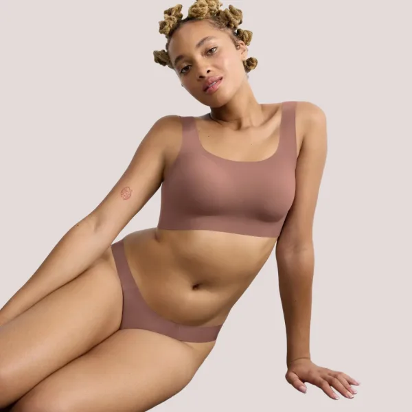  Sloggi ZERO Feel 2.0 Top Γυναικείο εφηβικό Μπουστάκι Marron Σάπιο μήλο 10217786.1141/H2