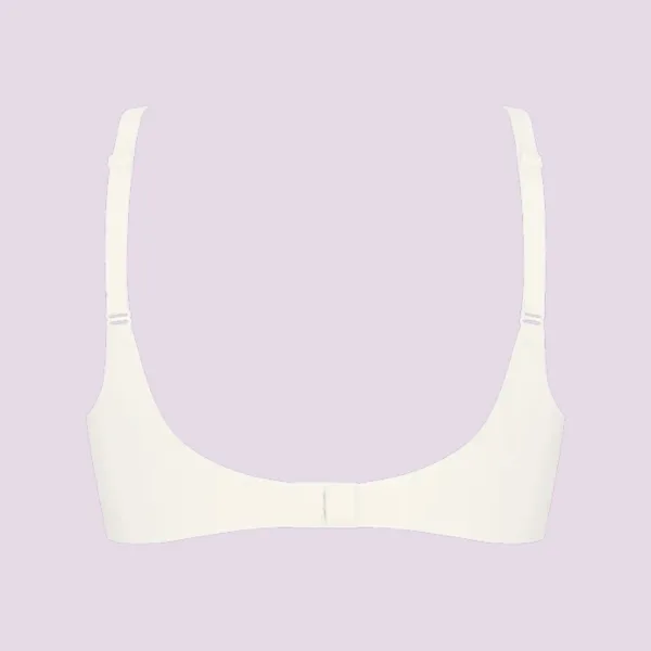  Sloggi ZERO Feel Invisible Bralette The Up Γυναικείο Αθλητικό Μπουστάκι Λευκό 10226701-00GZ