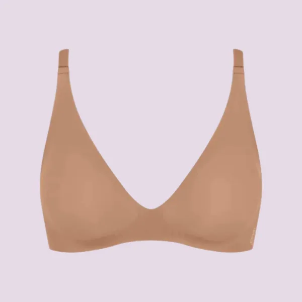  Sloggi ZERO Feel Invisible Bralette The Up Γυναικείο Αθλητικό Μπουστάκι Μπεζ 10226701 OOSH/SH