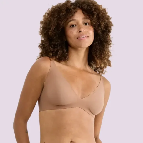  Sloggi ZERO Feel Invisible Bralette The Up Γυναικείο Αθλητικό Μπουστάκι Μπεζ 10226701 OOSH/SH