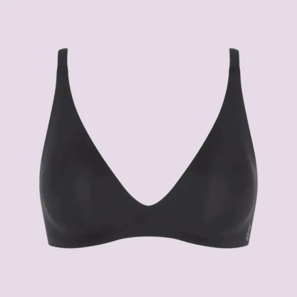  Sloggi ZERO Feel Invisible Bralette The Up Γυναικείο Αθλητικό Μπουστάκι Μαύρο 10226701 O004