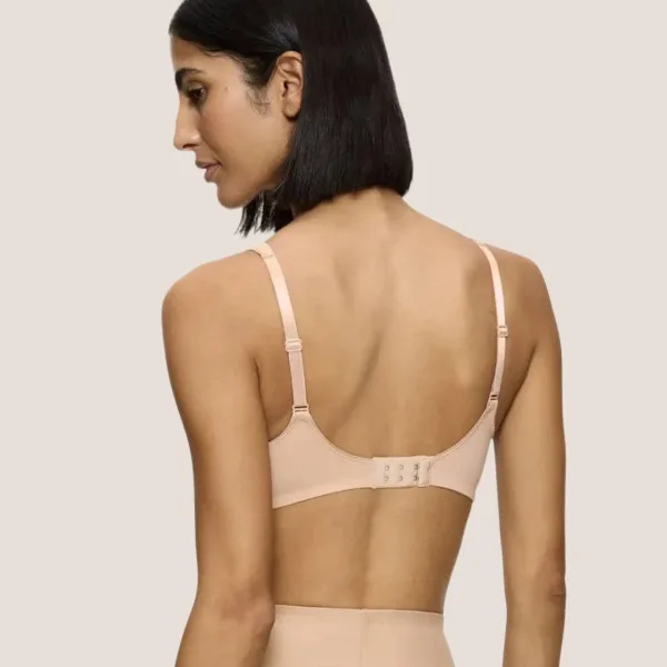 Triumph Cotton Classic Stretch Σουτιέν Κλασικό χωρίς Μπανέλα Μπεζ 10186008