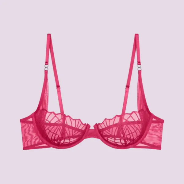 Triumph That Night in Vegas WH γυναικείο σέξυ sexy Ροζ Pink σουτιέν bralette 10224863 6653