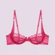 Triumph That Night in Vegas WH γυναικείο σέξυ sexy Ροζ Pink σουτιέν bralette 10224863 6653