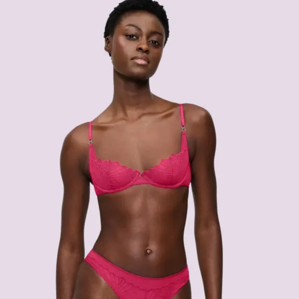 Triumph That Night in Vegas WH γυναικείο σέξυ sexy Ροζ Pink σουτιέν bralette 10224863 6653