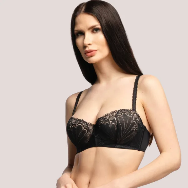 Wonderbra Ultimate Push-Up Sexy με δαντέλα Σουτιέν με Ενίσχυση μαύρο W031O Ιδανικό για Μεγάλο στήθος!!!!
