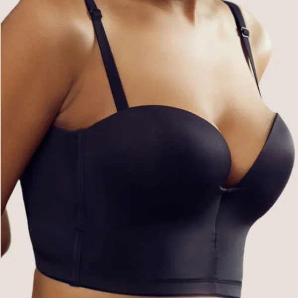 Wonderbra Γυναικείο Σουτιέν Μπούστο Xωρίς Πλάτη με Ενίσχυση Μαύρο Ultimate Backless Push-Up W08KZ Wonderbra Γυναικείο Σουτιέν Μπούστο Xωρίς Πλάτη με Ενίσχυση Μαύρο Ultimate Backless Push-Up W08KZ