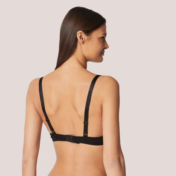 Wonderbra Ultimate Sexy με δαντέλα Σουτιέν και Βαθύ ντεκολτέ Μαύρο W0BHP