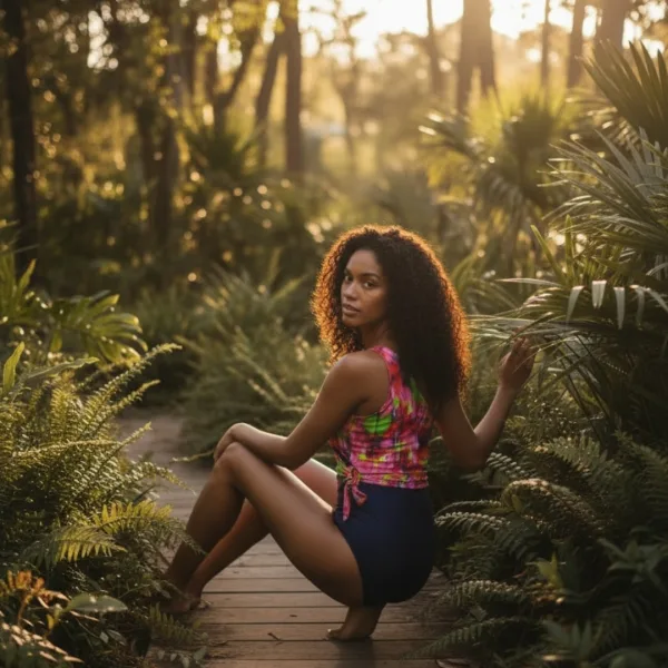 Naturana Γυναικείο κλασικο ολόσωμο Μαγιό ντραπέ πολύχρωμο με ρυθμιζόμενες Tιράντες κόκκινο και μπλε με V ντεκολτέ 73450 Beachwear Swimsuit 